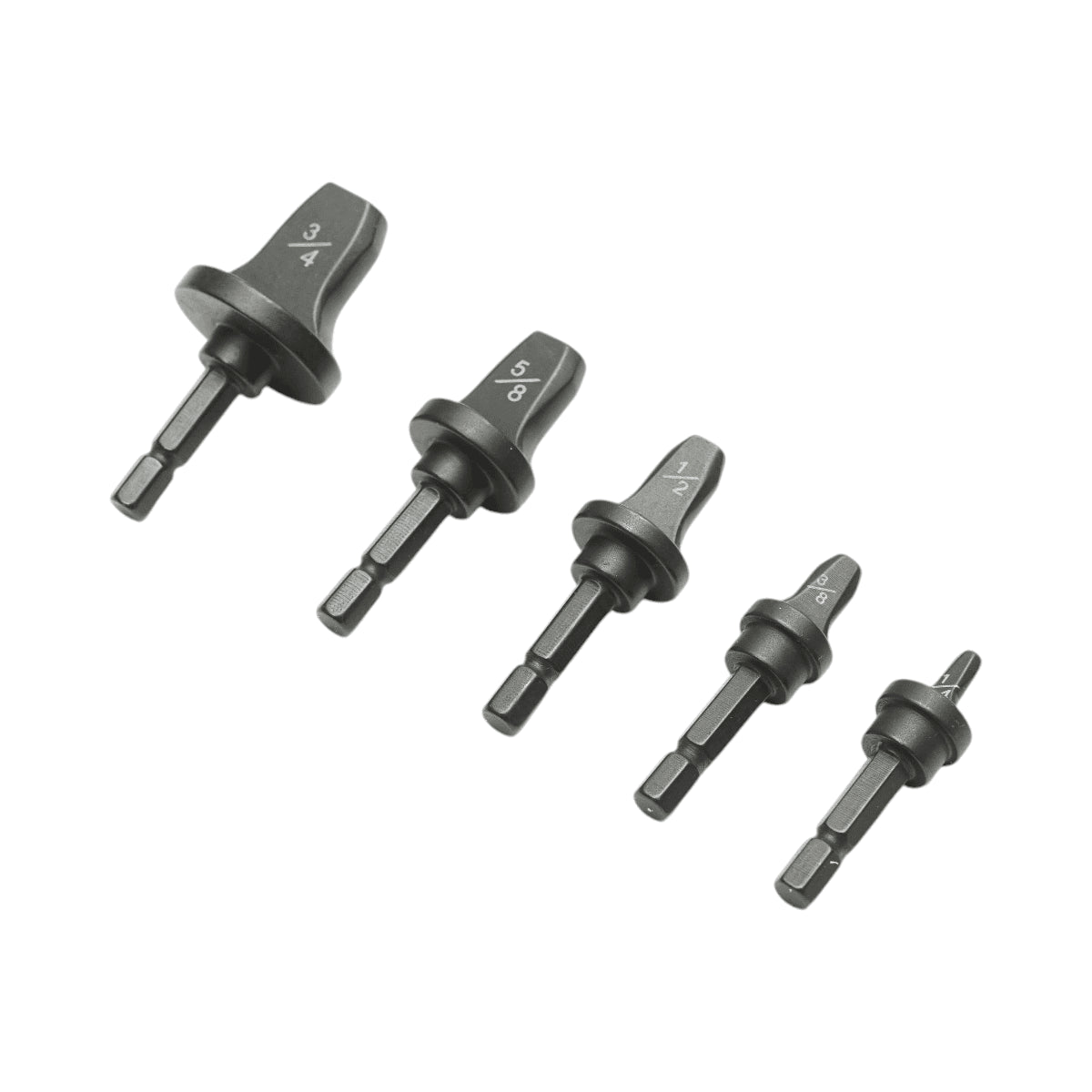 5 db 1/4-3/4 hüvelykes csőtágító bit készlet HVAC/R berendezésekhez