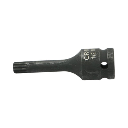 Breckner Germany M10 Spline ütő bitdugókulcs 78mm, 1/2 inch négyzet Cr-Mo