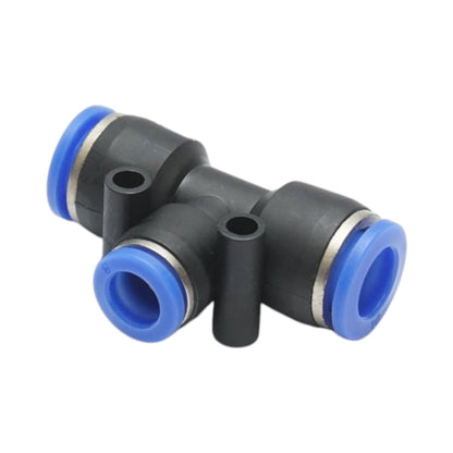 Gyors T csatlakozó redukció műanyag 10x8x10mm