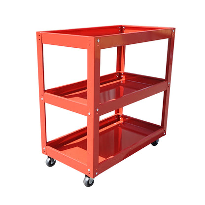 Kerekes fém szerszámos kocsi 3 polccal 760x710x355mm