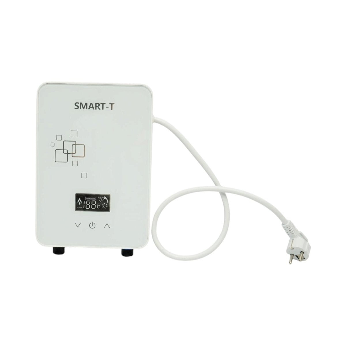 Elektromos azonnali meleg vizes bojler zuhanyzóval, átfolyós melegítő 220V, 5500W, digitális kijelző 30-55°C IPX4