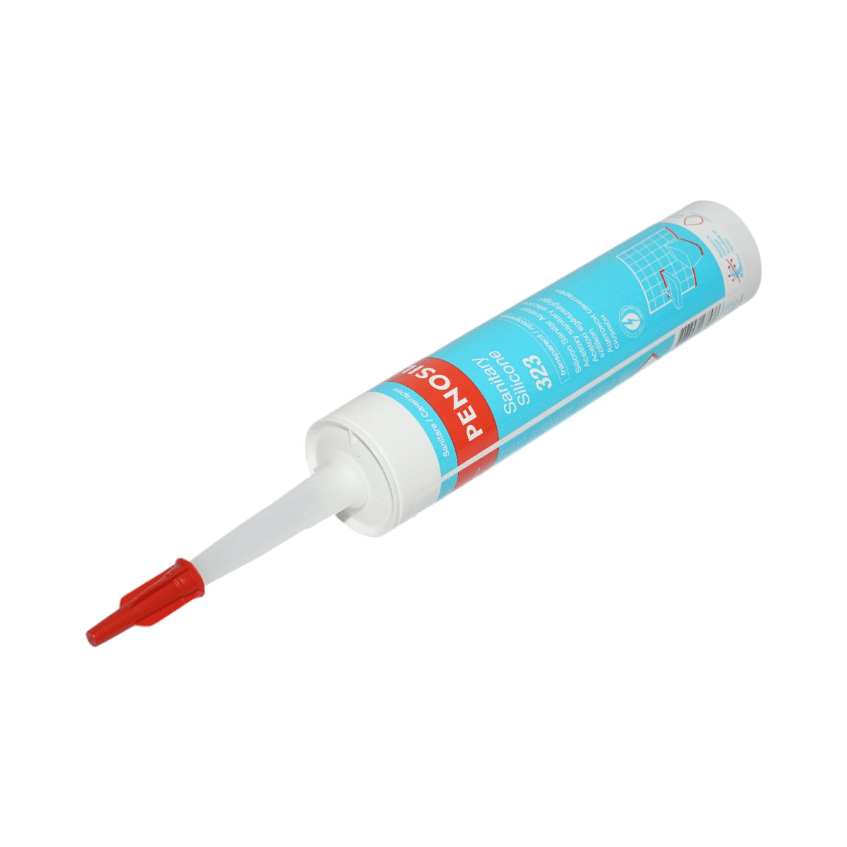 Egészségügyi szilikon penészálló átlátszó szilikon tömítőanyag 280ml Egészségügyi szilikon 323 Penosil