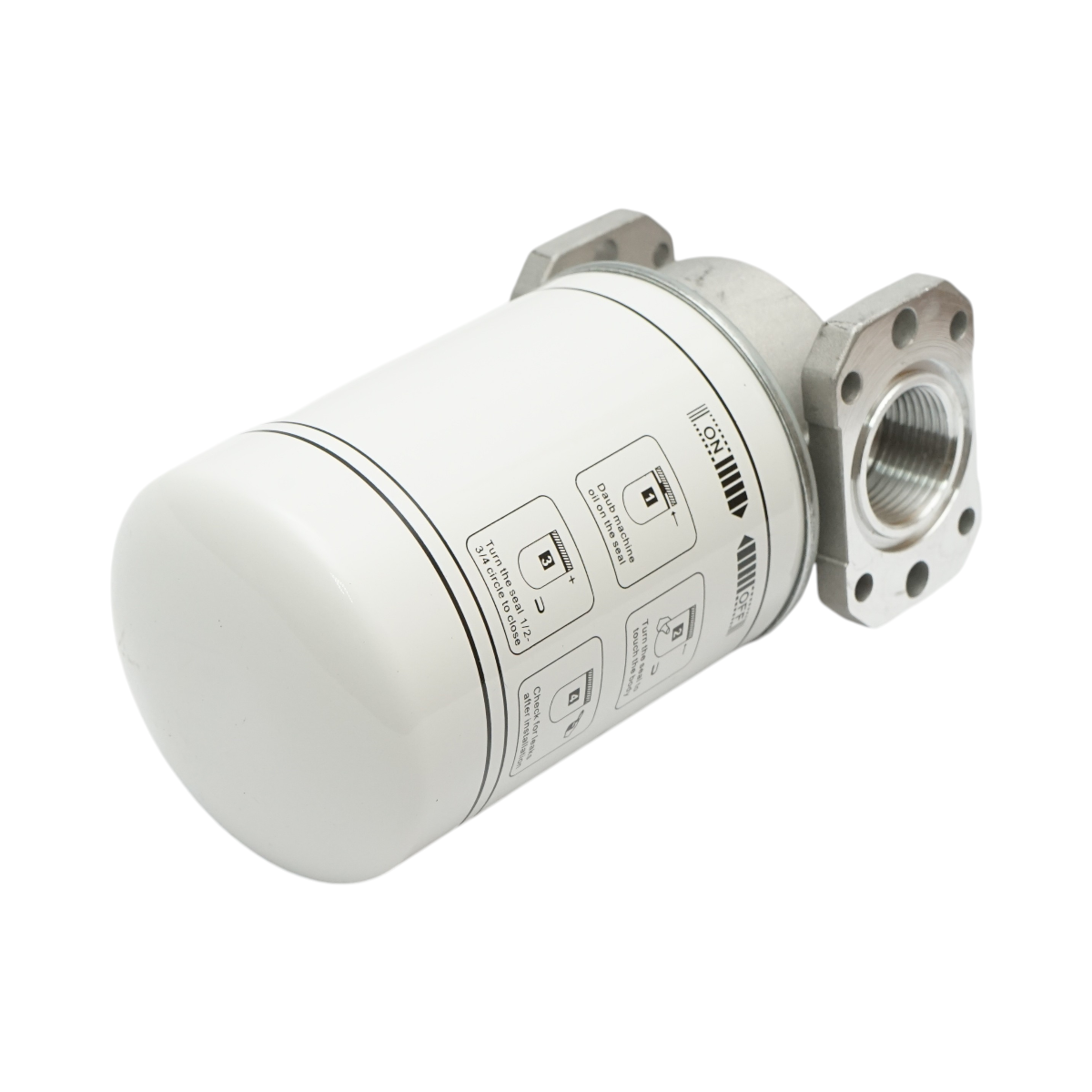 Üzemanyagtartály szűrő részecskék eltávolítására, 150 mikron, 1 inch BSP/NPT csatlakozás Breckner Germany