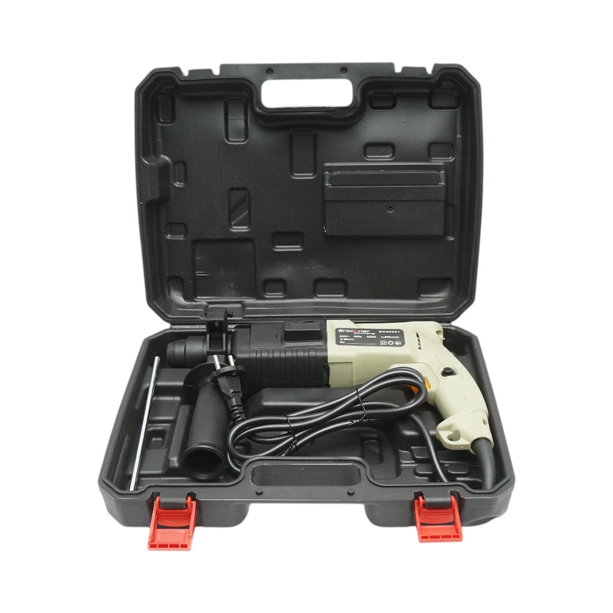 Ütőfúrógép 650W, 220V, SDS Plus tokmány, 20mm fúrás, 850 r/min fordulatszám Breckner Germany