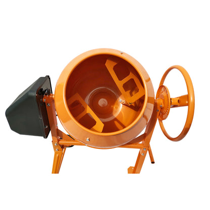 Betonkeverő 450W, tartály térfogata 120L, öntöttvas fogaskerék és korona, 44Kg Breckner Germany