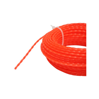 Fűkasza damil, sodrott, négyszögletes 2.4mmx15m Breckner Germany