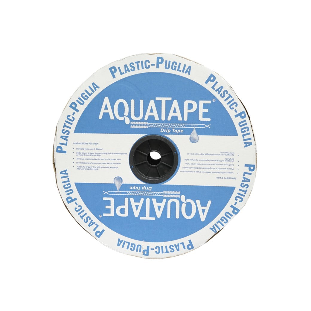 Vízcsepegtető szalag, tekercs 3000M 1,5L/H, D16mm. lépésköz 10cm AquaTape