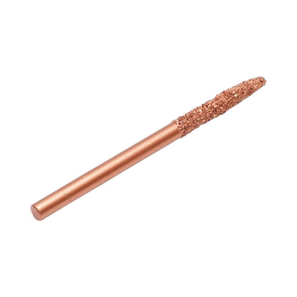 Csiszolókő polírozó abrazív kúpos 100mm, szemcseméret K36, 6mm szár