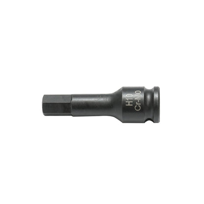 Ütőcsavarkulcs, hatlapú H10, 60 mm, négyzetes 3/8 Cr-Mo