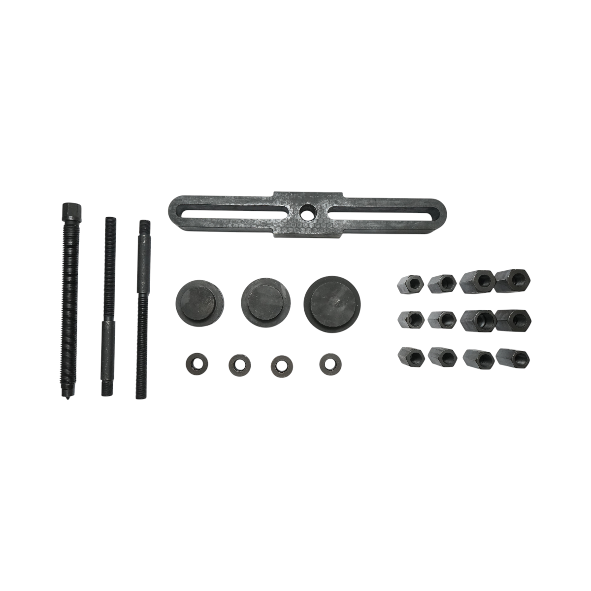 Kerékagycsapágy kinyomó készlet teherautóhoz M18-M30 7/8-11W PCD 110-448mm 23 darabos Breckner Germany