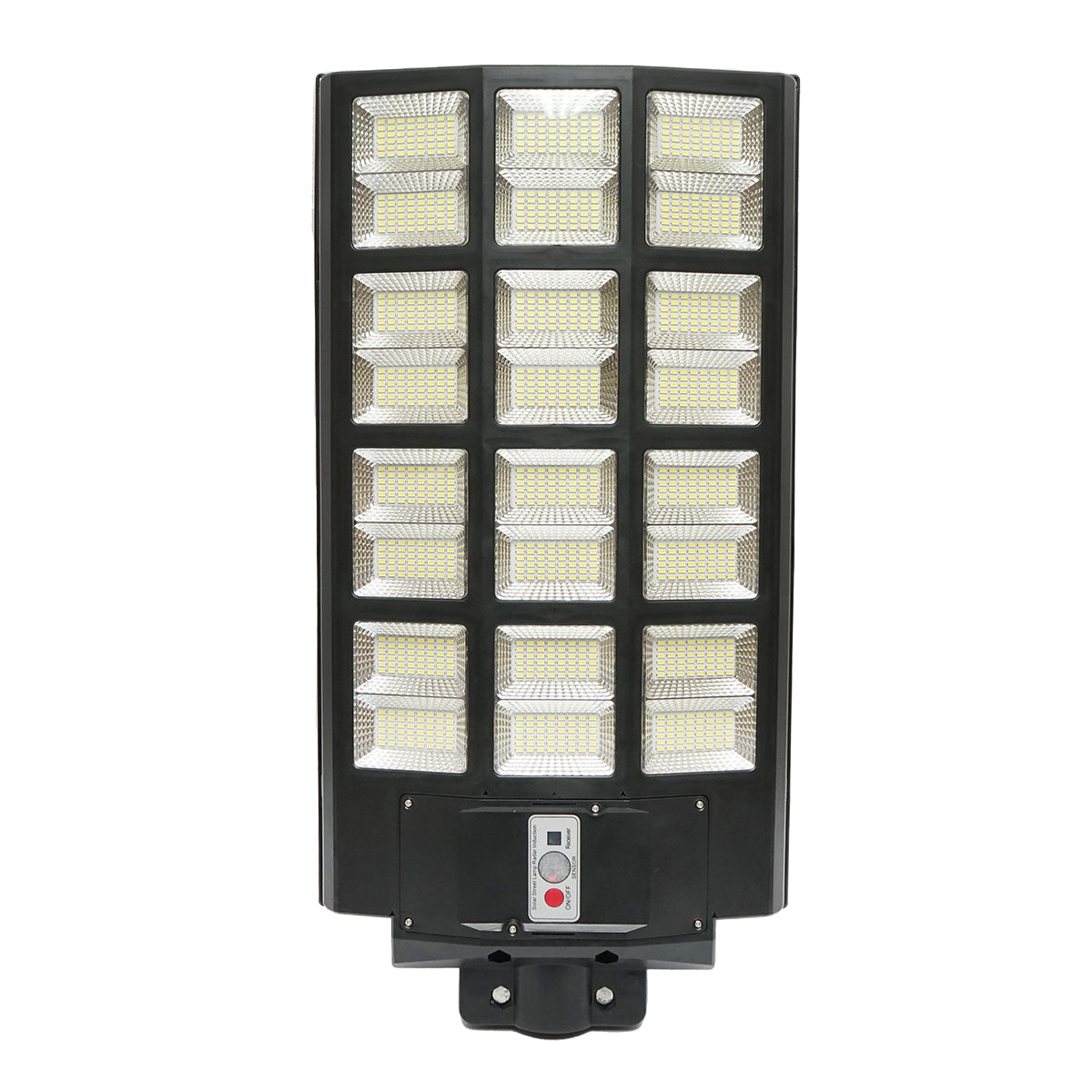 Napelemes LED utcai lámpa 1200W, 6500K, IP65, napelemes mozgásérzékelővel, távirányítóval Breckner Germany
