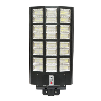 Napelemes LED utcai lámpa 1200W, 6500K, IP65, napelemes mozgásérzékelővel, távirányítóval Breckner Germany