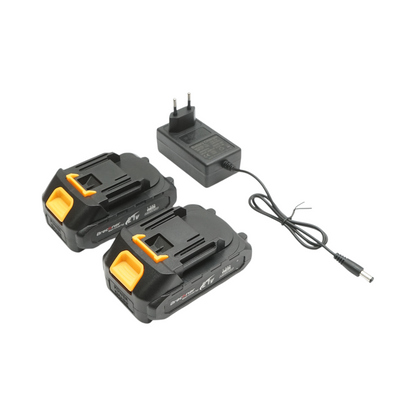 Fúró/csavarozó 2 lítium akkumulátorral 21V/1.5Ah, nyomaték 40Nm, 10mm-es tokmány, fordulatszám 1350rpm Breckner Germany