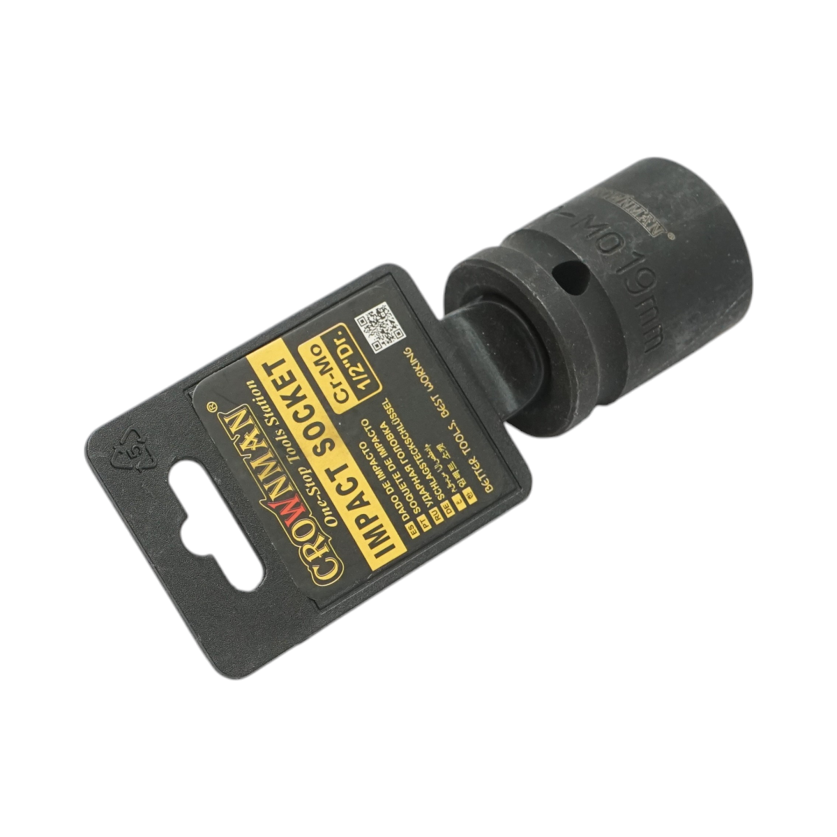 Crownman Cr-Mo Crownman 1/2 hüvelykes négyzet alakú 19 mm-es ütvecsavarozó kulcs
