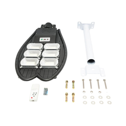 Napelemes LED lámpa 300W 15W-os napelemmel, LiFePO4 akkumulátor 3.2V/18Ah, 6000-8000K, mozgásérzékelő, távirányító IP65 Breckner Germany