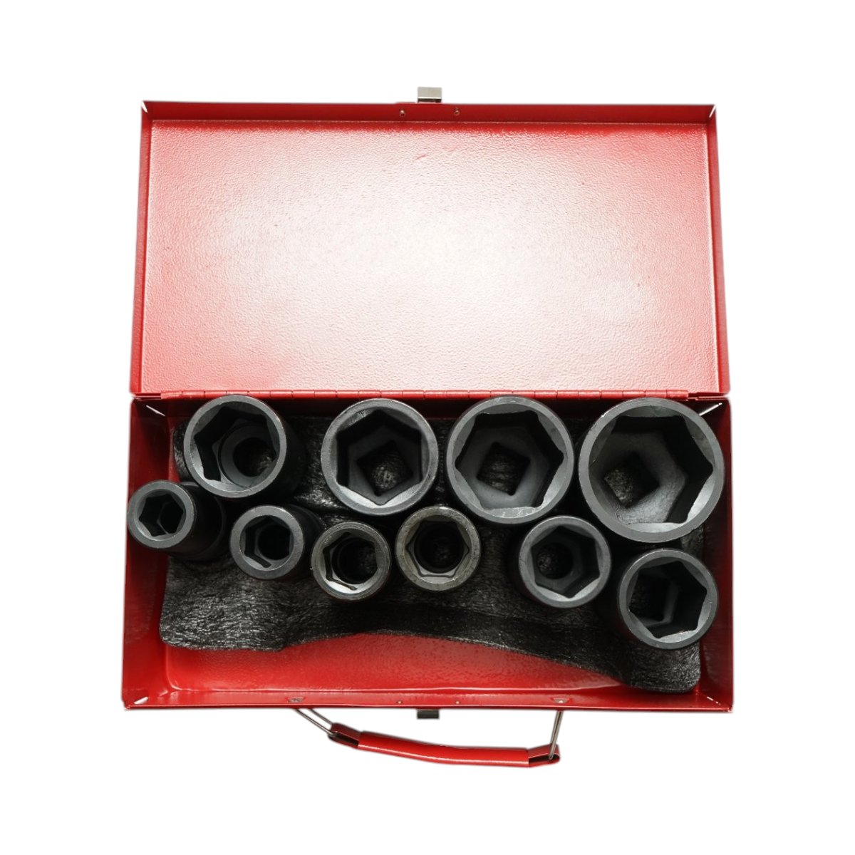 Breckner Germany dugókulcskészlet hosszú 17-46mm, 3/4 inch négyzet Cr-Mo 10 darab