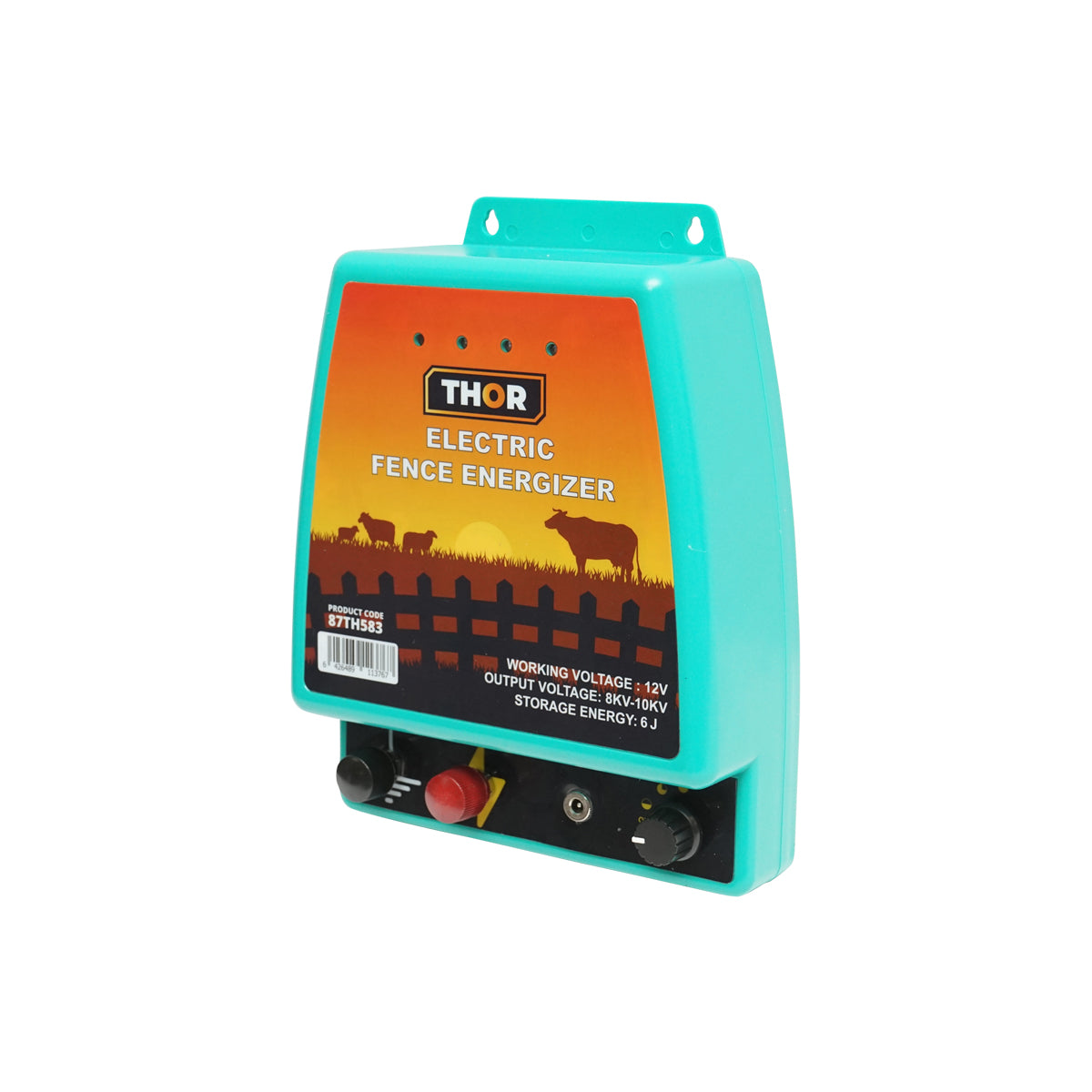 6 Joule impulzus generátor elektromos kerítéshez 12V/220V Thor