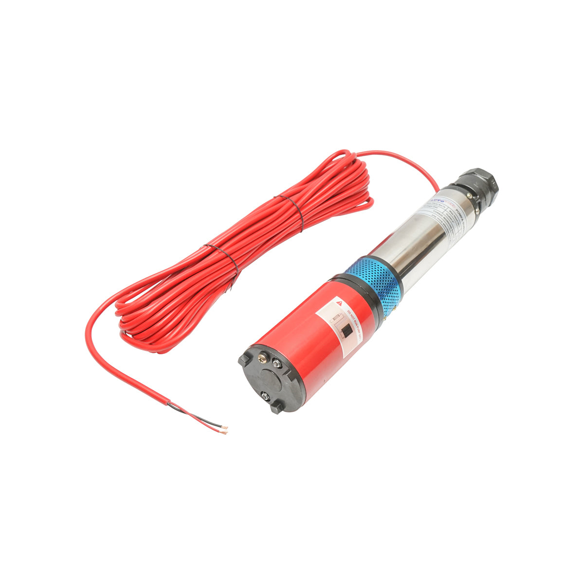 Merülő vízszivattyú napelemhez 24V/300W 8A áramlási sebesség 4m3/h, D80mm