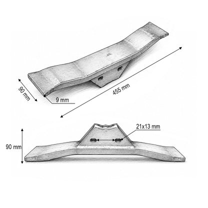 Bednar Terraland KM060197 OEM kódú sscarifikátor vágó