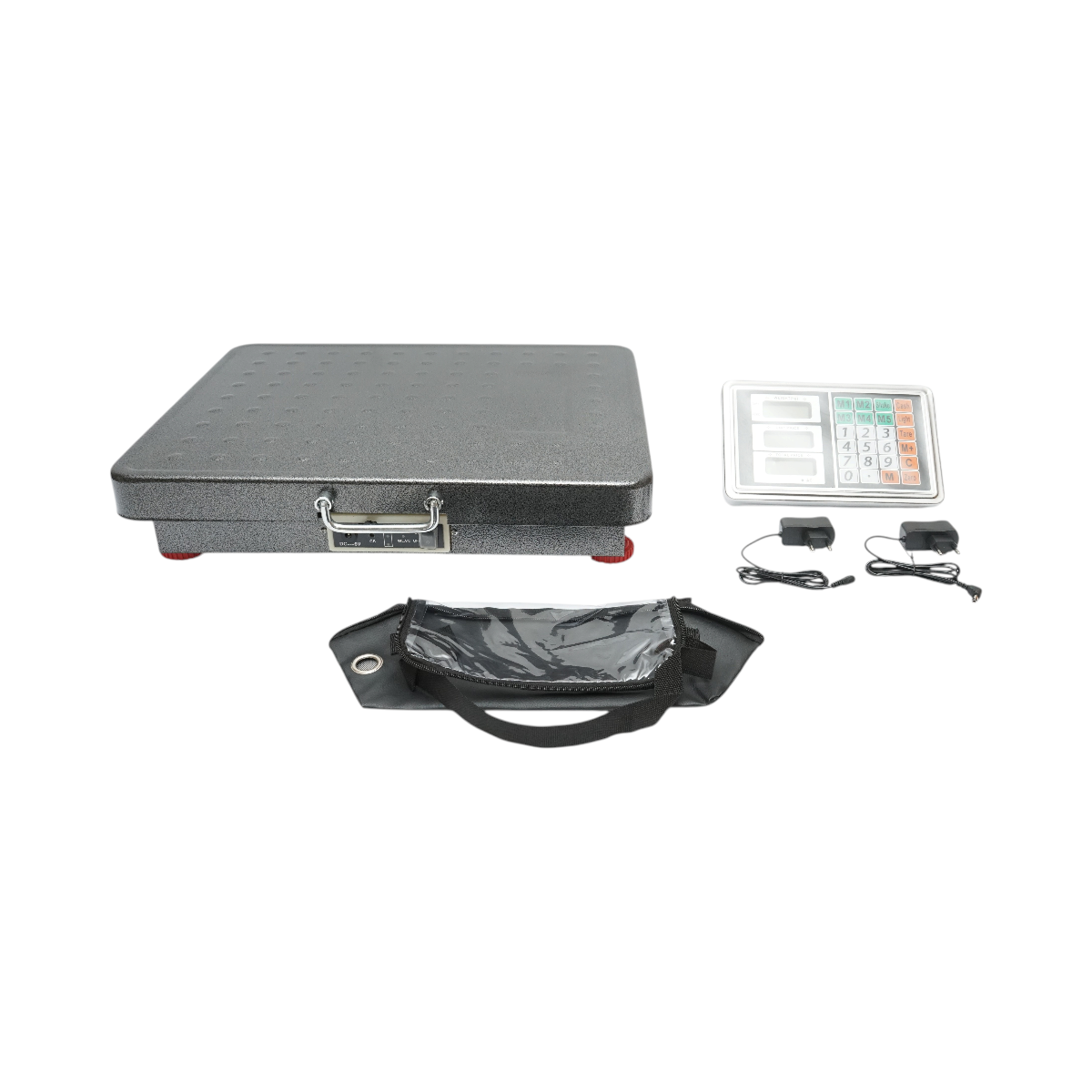 Breckner Germany 300kg vezeték nélküli elektronikus padlómérleg WiFi kijelzővel, 510x410mm platform