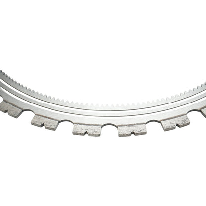 Disc inelar diamantat segmentat 510mm, 30 dinti, caneluri interioare cu rola antrenare pentru masina de taiat beton Breckner Germany
