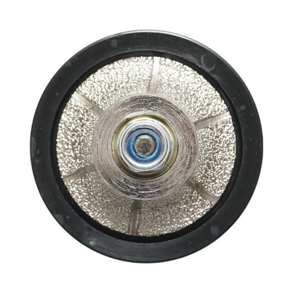 Gyémánt félgyémántvágó B15, D65mm, sugár 15mm, menet M14 gránit élekhez Breckner Germany