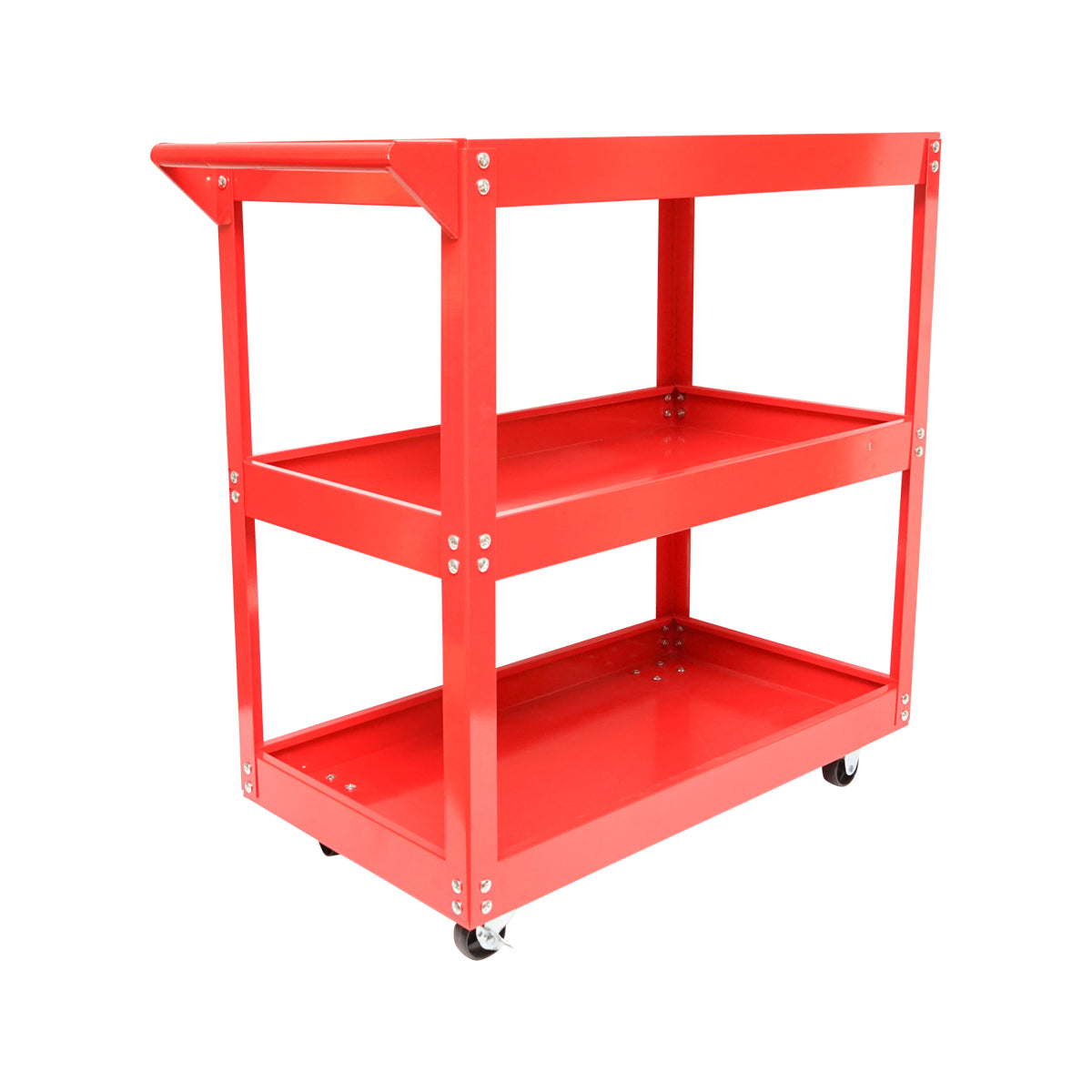 Kerekes fém kocsi 3 polccal a szerszámok számára 730x720x360mm