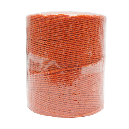 Narancssárga drót orsó legyen 2mm legyen 2mm fém betét 3x0.15mm SS, ellenállás 16 Ohm/m, 500m elektromos kerítés Breckner Germany
