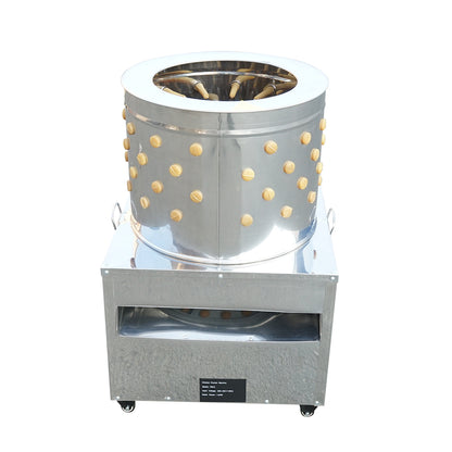 Rozsdamentes acél kopasztó gép, csirke pucoló,1500W, 220V max kapacitás 4 madár, 157 ujj, 180 r/min IP68