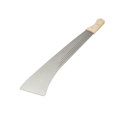 Acélpengés bozótvágó kés (machete) 650 mm-es, fa fogantyúval