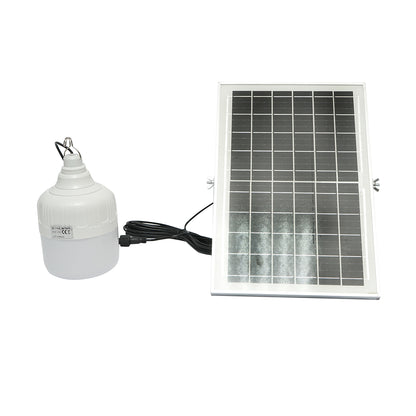 LED lámpa 100W, 6500K, 8W polikristályos napelemmel és IP20 távirányítóval Breckner Germany