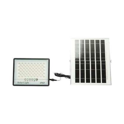 LED reflektor 100W, 6500K napelemes panellel 12W, LiFePO4 8000mAh akkumulátor és távirányító IP67 Breckner Germany