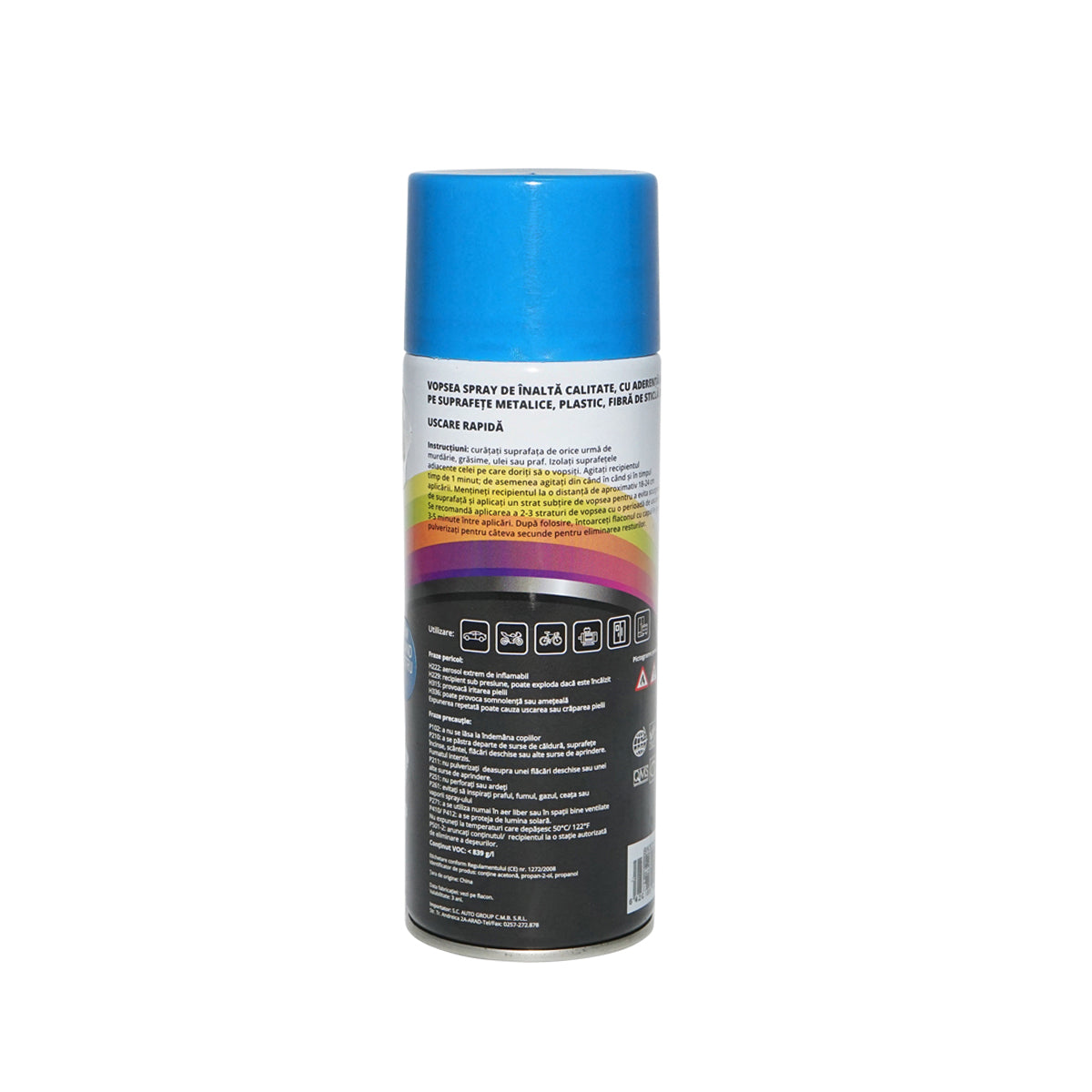 Professzionális New Holland kék autófesték spray, gyorsan száradó 450ml MAGIC