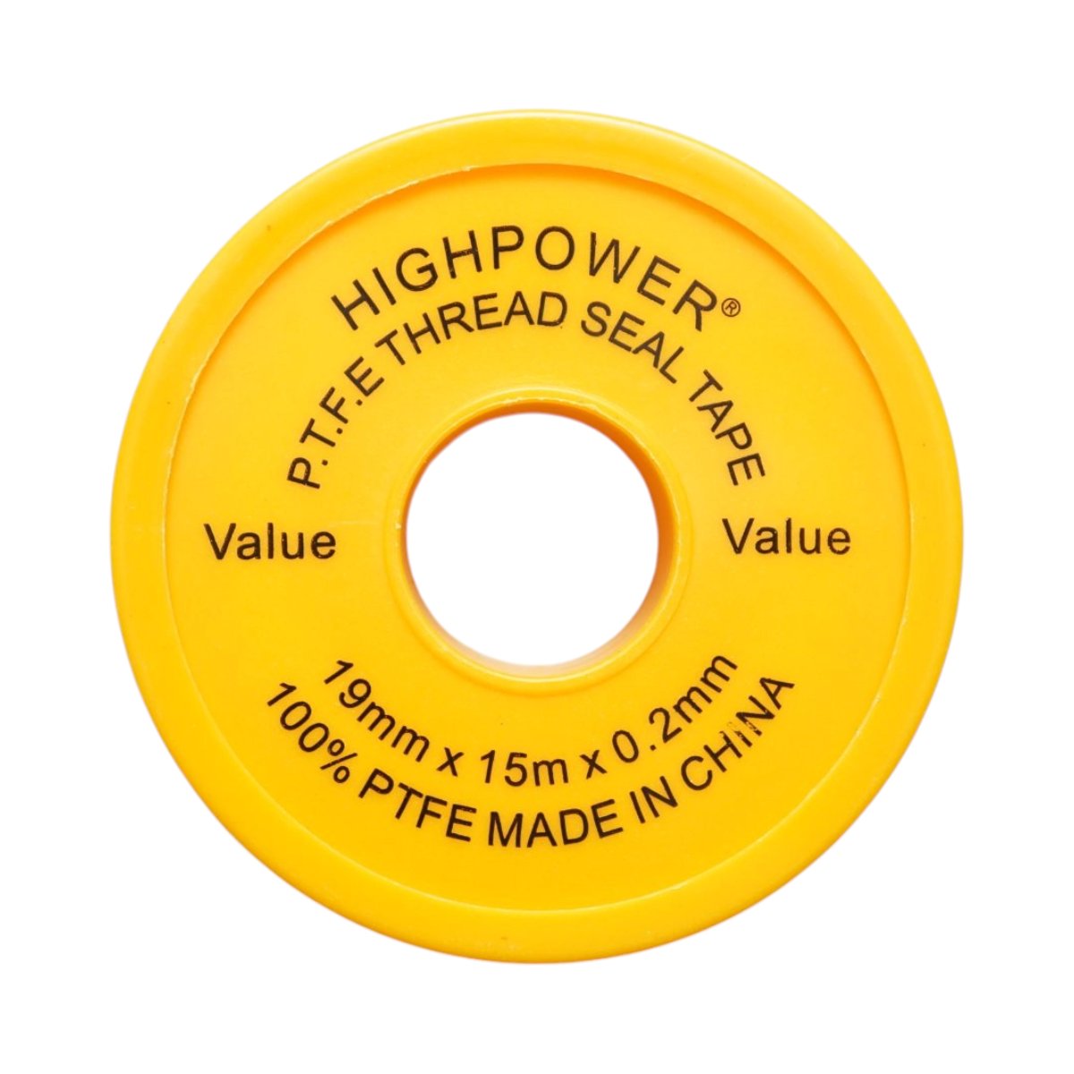 PTFE teflonos tömítőszalag HighPower 19mm x 15m