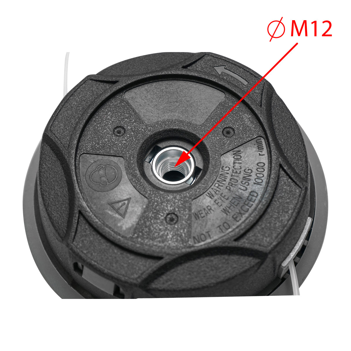 Breckner Germany univerzális kasza dobfej 2,5 mm-es menettel és M12 x P1,25LH menettel