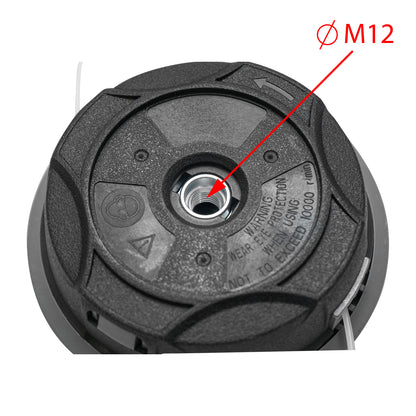 Breckner Germany univerzális kasza dobfej 2,5 mm-es menettel és M12 x P1,25LH menettel