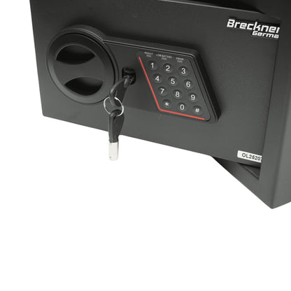Bútorszekrény széf elektronikus zárral és 2 kulccsal 310x200x200mm Breckner Germany