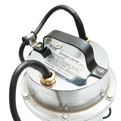 Szennyvízszivattyú, merülő vízelvezető úszóval 1000W, 380L/min, magasság 12m, 220V Breckner Germany