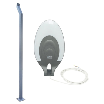 LED-es közvilágítási lámpa 40W, 220V, IP65, 5000K, oszlopmagasság 3,5m Breckner Germany