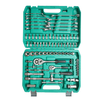 Kombikulcskészlet, csővázas, fix, torx, racsnis meghajtású 78 darab Breckner Germany