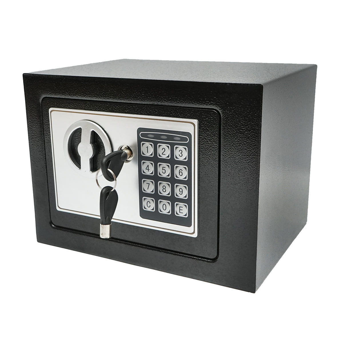 Mobil széf elektronikus zárral és 2 kulccsal 230x170x165mm