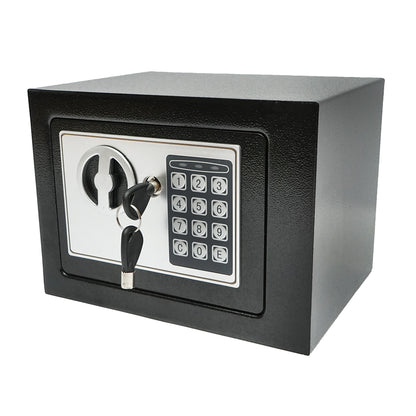 Mobil széf elektronikus zárral és 2 kulccsal 230x170x165mm