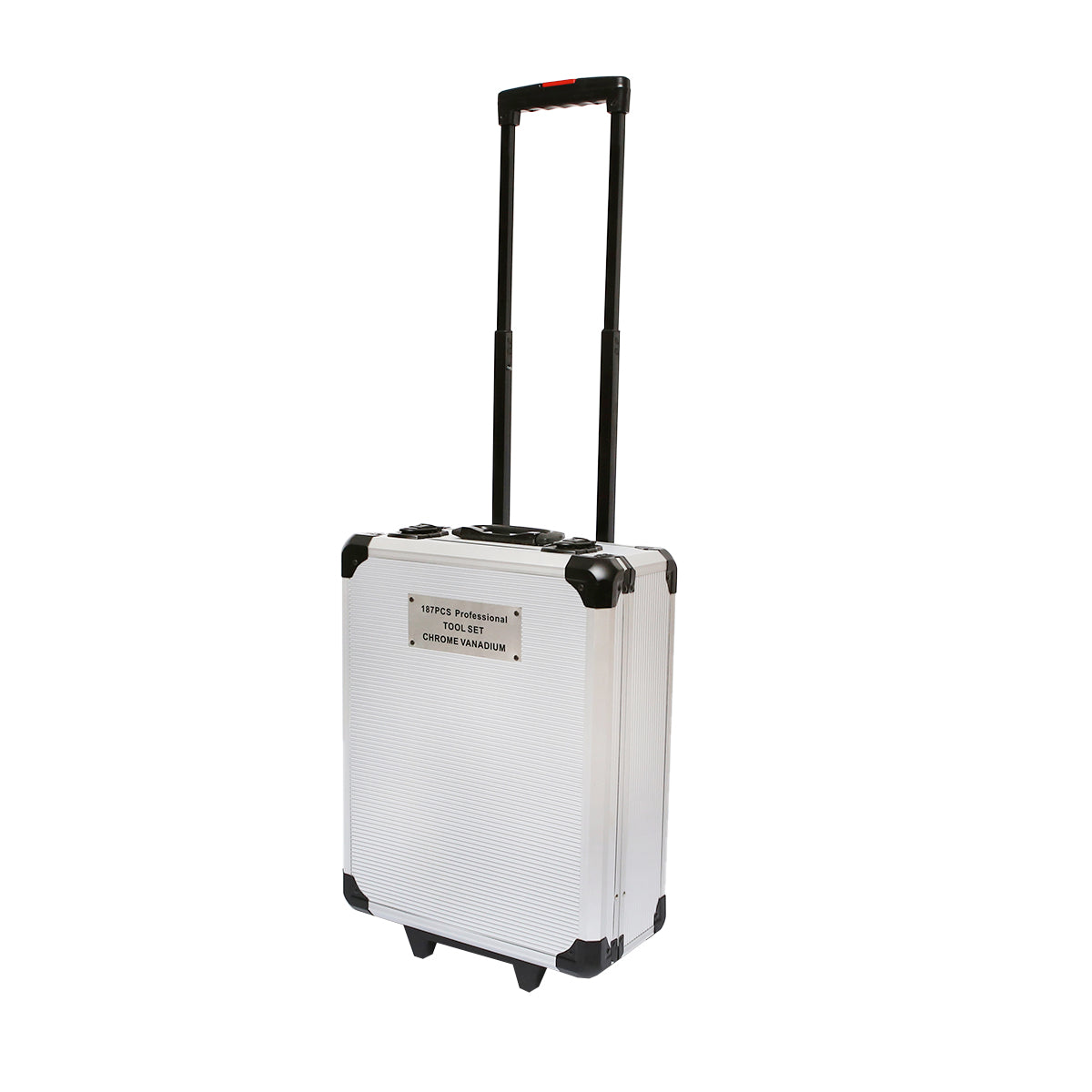 Alumínium trolley táska professzionális szerszámokkal króm-vanádium krómacél 187 db Breckner Germany