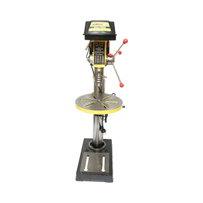Oszlopos fúrógép 450W, 220V, 5 sebesség, 16 sebesség 180-2770 RPM, 16mm tokmány Crownman