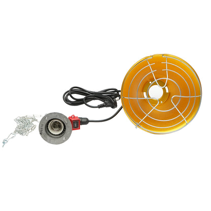 Infravörös fűtőlámpa 21.5cm csirkékhez, állatokhoz, 230V