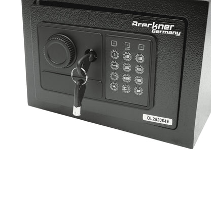 Bútor széf elektronikus zárral és 2 kulccsal 230x170x170mm Breckner Germany