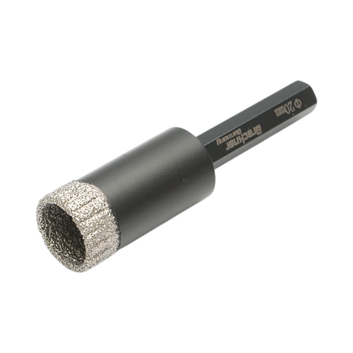 Gyémántozott fúrófej 20x80mm, 1/4 hatszögletű befogás kerámialap, márvány, gránit Breckner Germany