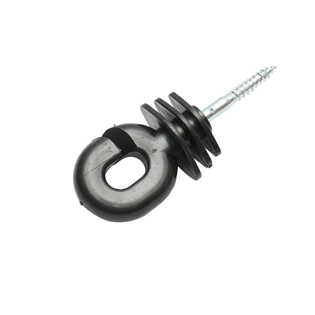 Szigetelő fekete, barázdált 5.9mm, 100x40mm elektromos kerítéshuzalhoz Breckner Germany