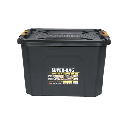 Nagy teherbírású tárolódoboz fedéllel 40L 490x380x320mm