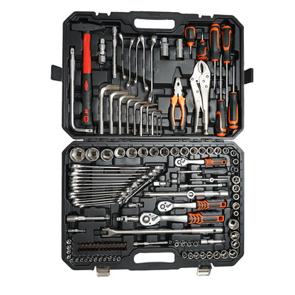 Hatszögletű dugókészlet, fix, bit, bit, dugókészlet, csavarhúzó, csavarhúzó bitek és szerszámok 142 db Breckner Germany